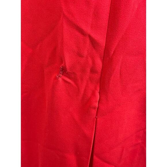 Amanda Uprichard Falcon Off the Shoulder Crimson Red Maxi Dress Size XS - Picture 6 of 9